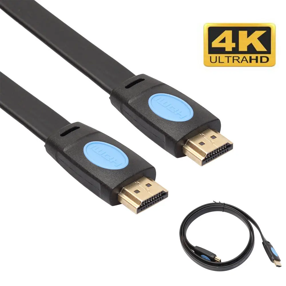 2018 HDMI 2 0 кабель к 4 k 3D 18 Гбит/с 2160 P черный для HD ТВ ЖК дисплея ноутбука PS3 проектор ПК