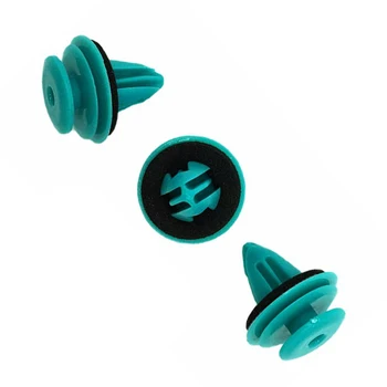 

50pcs For BMW E53 E60 E61 E39 E46 E52 Door Car Green Plastic Rivet Bumper Fender Fastener Replacement
