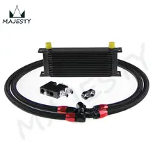 Oil Cooler kit 15row For N54 engine twin turbo 135i (E82) 335i (E90.E92.E93) ALL KITS BLACK