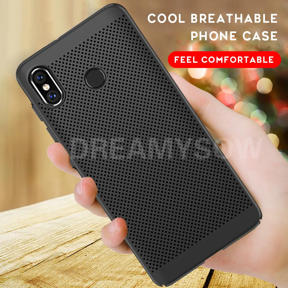 

Breathable Heat Dissipation Case For Xiaomi MiCC9 C99E Mi9 Redmi K20 Pro 7 7A Note 7 Pro 6 5 Plus 6 Pro 6A Hard PC Summer Cover