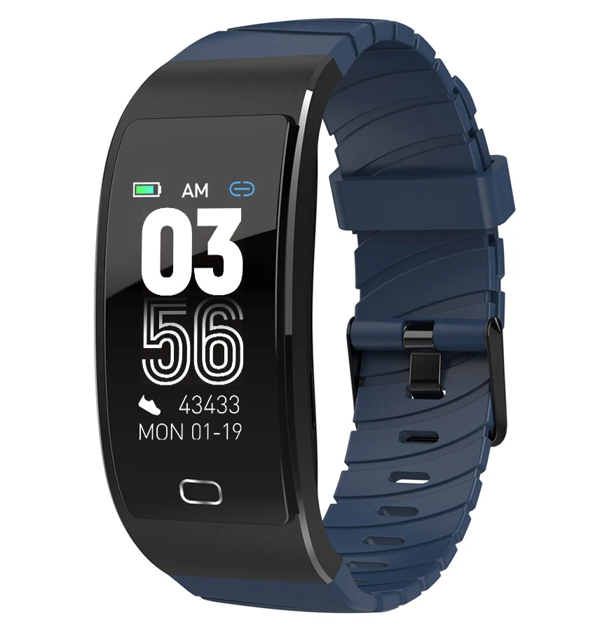 blue Torntisc S7 Смарт-фитнес браслет IP68 Водонепроницаемый Цвет Экран монитор сердечного ритма Смарт часы gps часы с трекером активности PK S4 - Цвет: blue