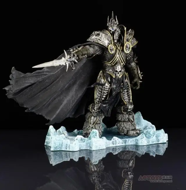 Вау персонаж падение LICH KING ARTHAS фигурку модель игрушки 21 см|Игровые фигурки и