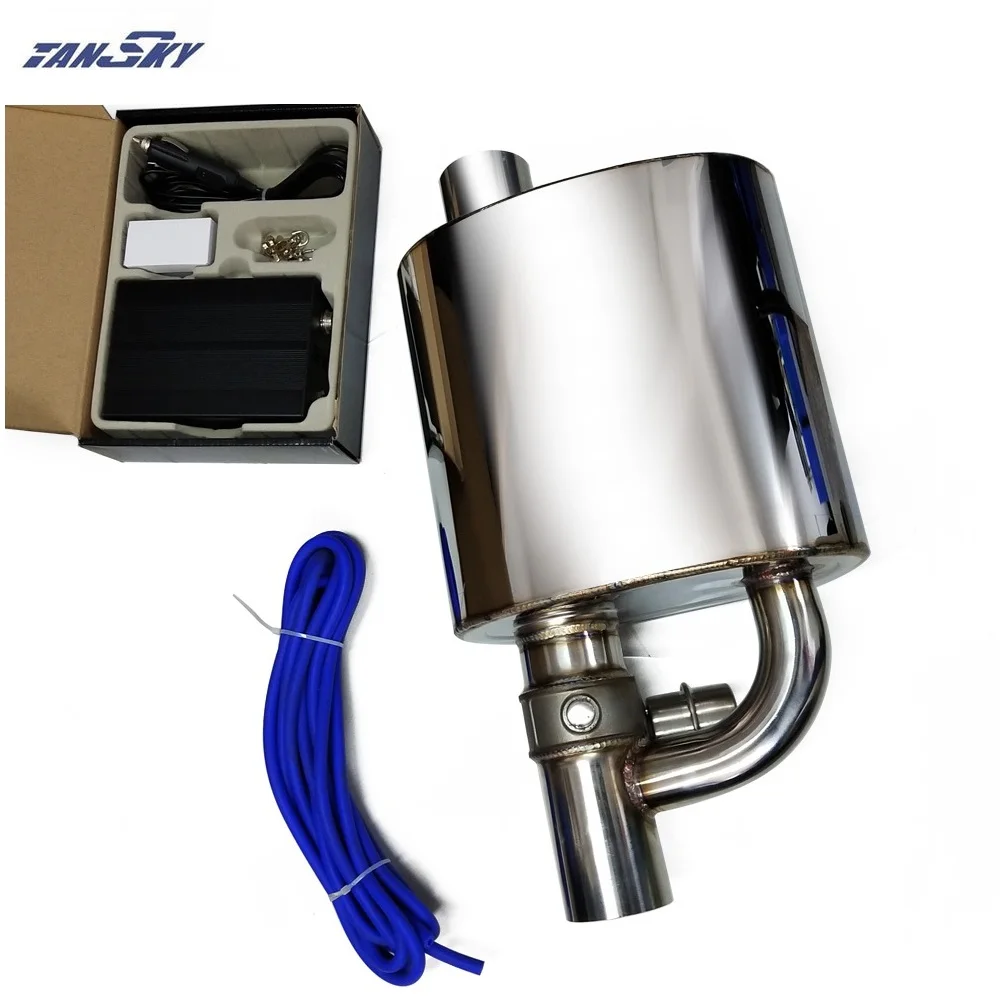 Exhaust Muffler with Dump Valve Electric Exhaust Cutout Remote Control