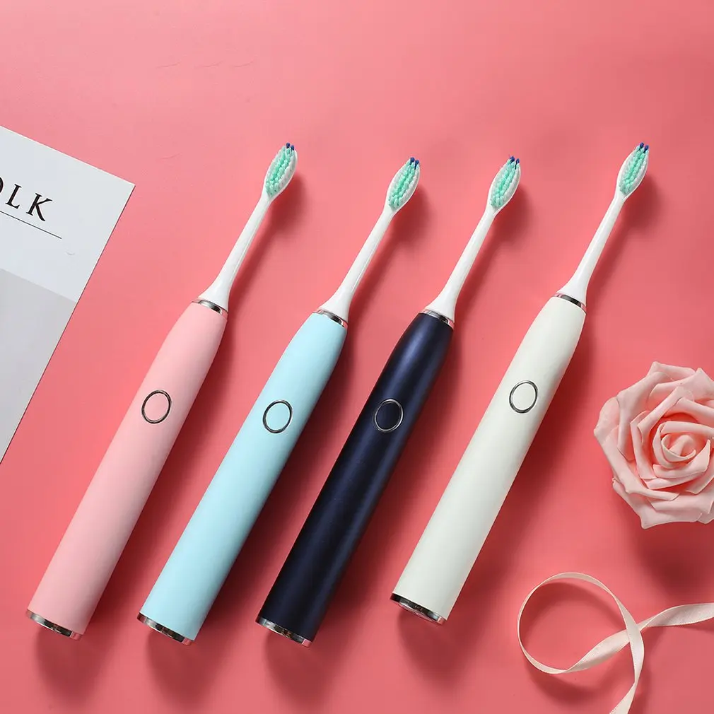

25 Files Variable Frequency Sound Wave Electric Toothbrush Children Adult Rechargeable Ipx8 Waterproof Electric Toothbrush