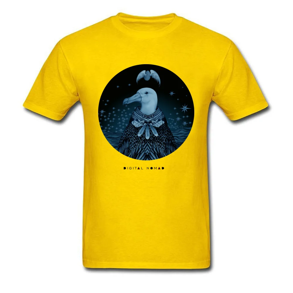 Men 2018 Discount Tops Shirt Crew Neck Summer/Fall Pure Cotton T-shirts Printed On Short Sleeve Albaeggdigital Nomad T Shirts Albaeggdigital Nomad yellow