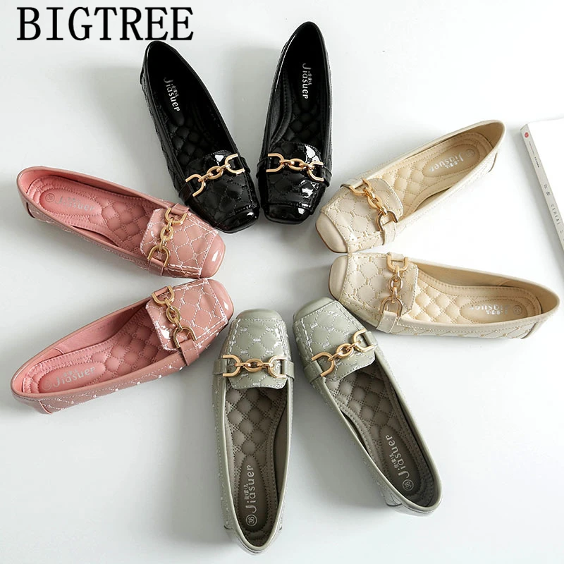 Loafers Women Creepers Harajuku Shoes Flat Shoes Women Leather Brand Luxury Zapatos Mujer Buty Damskie Ayakkabi