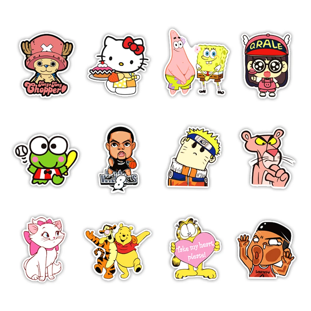 Стикеры персонажи. Наклейки мультяшные. Персонажи наклейки. Стикеры. Пикачу персонажи «покемона».