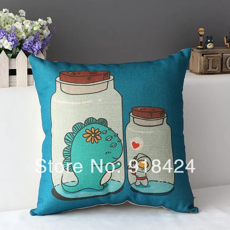 

Free Shipping. Wholesale And Retail THE Monster Love Design Printing Pillow Case.45*45cm