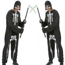 Новая игра форма мужской Хэллоуин вечерние horror костюмы играть череп равномерное соединены мужчин вампира Косплей для выступления clothi