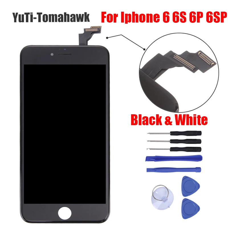 

Grade AAA+++ For iPhone 6 6 Plus LCD With 3D Force Touch Screen Digitizer Assembly For iPhone 6s 6s plus Display No Dead Pixel