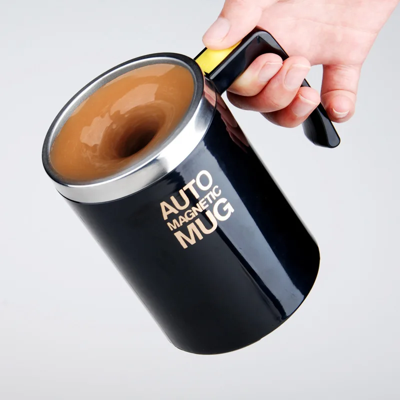 

Multifunction Creative Fashion Automatic Magnetized Stainless Steel Mixing Cup Milk Coffee Mark Cup Electric Blender