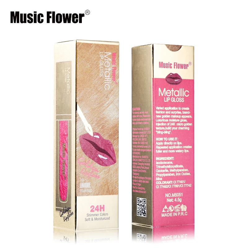 MUSIC FLOWER® Metallic Liquid Lip Gloss