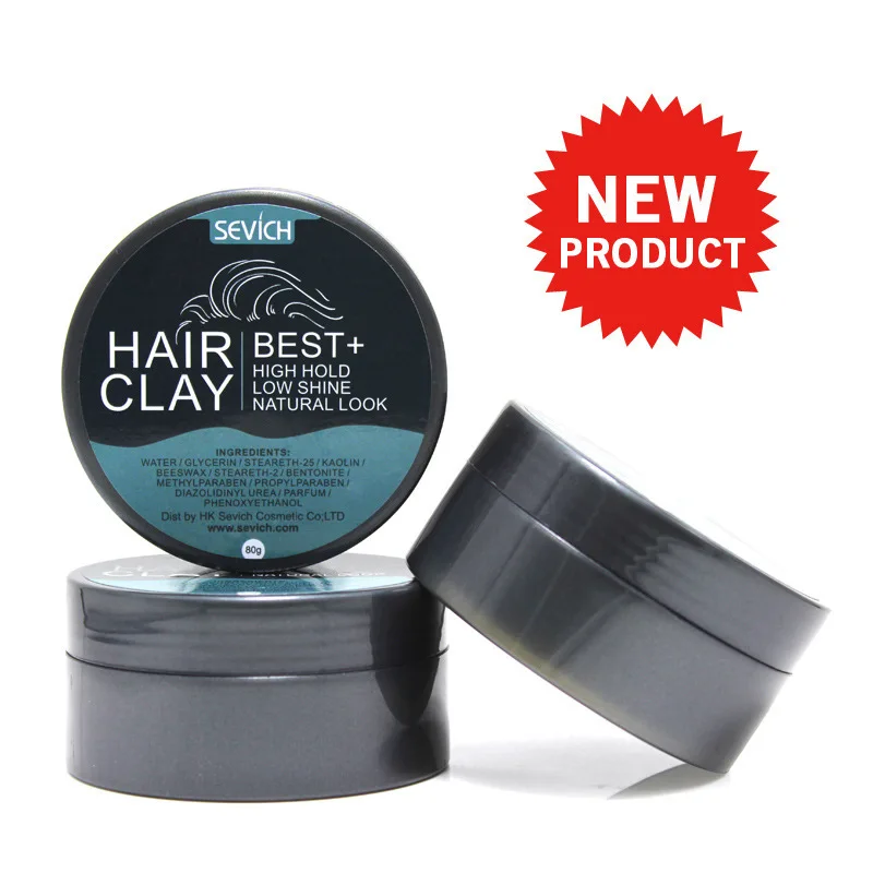 

1PC Hair Styling Tools Natural Hairstyle Wax Men Styling Makeup Long- Lasting Matte Hair Clay Strong Stereotypes TSLM1