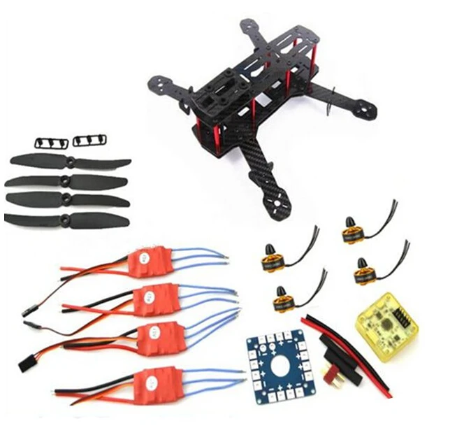 

ZMR250 Carbon Fiber Combo 1806 2400KV Motor Simonk 12A ESC CC3D GF5030