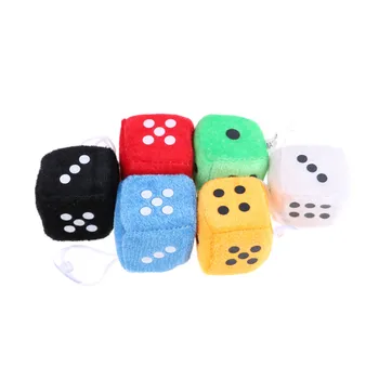 

2pcs Fun Games Props Children Birthday Christmas Gift Retail Dice Cloth Doll Pillow Plush Toys Children's Activities