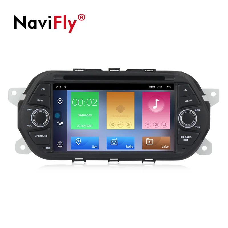 

Navifly 2din Android 9.1 Car dvd radio GPS Navigation for FIAT TIPO EGEA 2015 2016 2017 car dvd player BT WIFI RDS Canbus