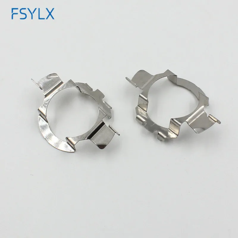 

10xH7 LED Metal clip retainer adapter bulb holder for BMW X5 for AUDI A3 A4 LED headlight bulb H7 adaptor base for VW for Buick