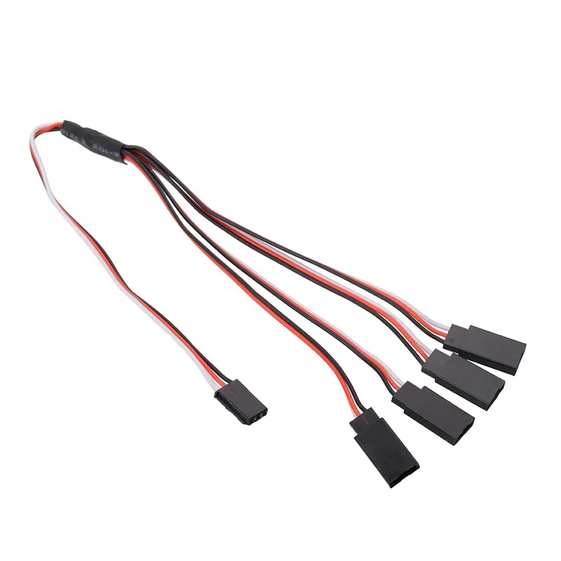 

4 In 1 15cm Servo Cable Y DuPont Extension Wires JR Futaba RC Receiver Line Signal Cable ESC Cable Sub-wiring Male To Female
