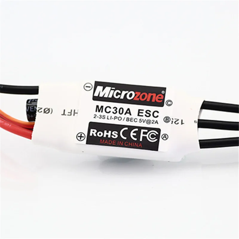 Microzone MC 2 3S 30A бесщеточный ESC с 5 V/2A BEC для радиоуправляемой модели самолетов
