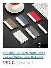OCARDIAN льготный Кредитная карта пакет держатель карты Открытый Чехол для визиток дропшиппинг