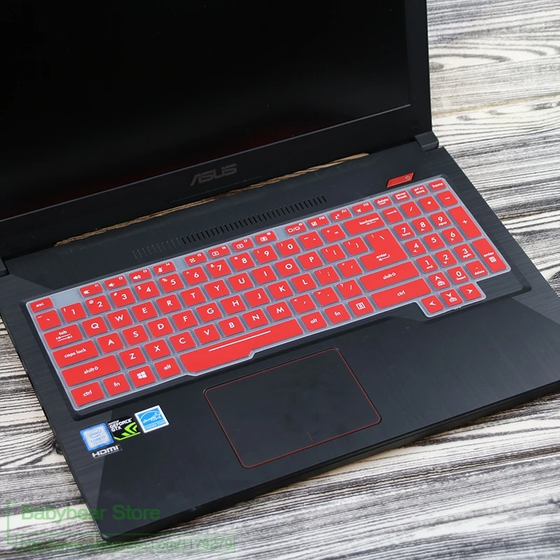 Для ASUS TUF Gaming 17,3 ''Fx705Ge Fx705G Fx 705 Gd Gm Fx705Gm Fx705Gd Fx705 игровой 17 дюйм чехол для клавиатуры протектор ноутбука - Цвет: red