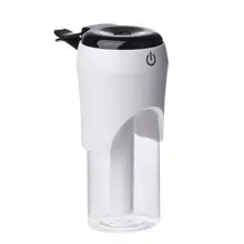 2 in 1 Fashionable Car Air Humidifier Diffuser Mini 50ml Essential Oil Ultrasonic Aroma Mist Purifier Dual USB Charger