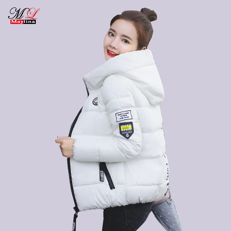 Maylina font b Women b font Winter Jacket Coat Female Short Slim Parka Winter Jacket font
