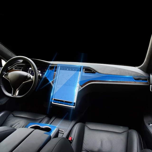 Auto-Styling Neue Auto Interior Trim-Dashboard Klare Farbe Schutz Film  Aufkleber für Tesla Model S - AliExpress