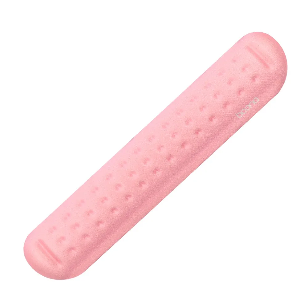  Boona Memory Foam Micro Fiber Massage Hole Keyboard Pad & Mouse Pad Comfortable Lightweight Support