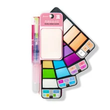 Набор горячих Пигментных красок одноцветная акварель с акварелью для рисования акварельные краски складной костюм