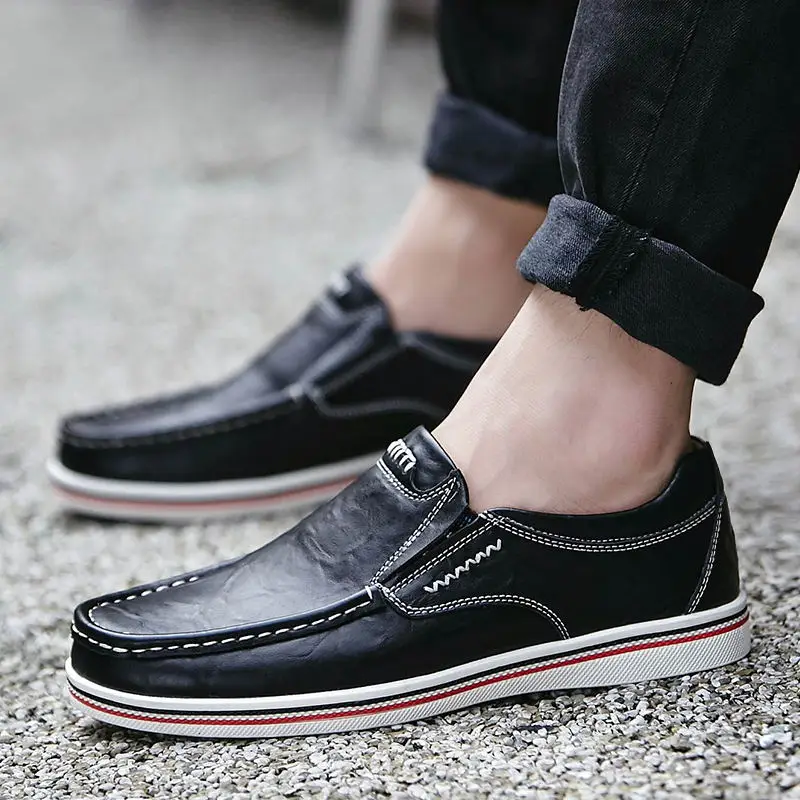 LAISUMK/брендовые Мужские модельные туфли из спилка в минималистическом стиле; Лидер продаж; мужские туфли-лодочки в британском стиле; большие