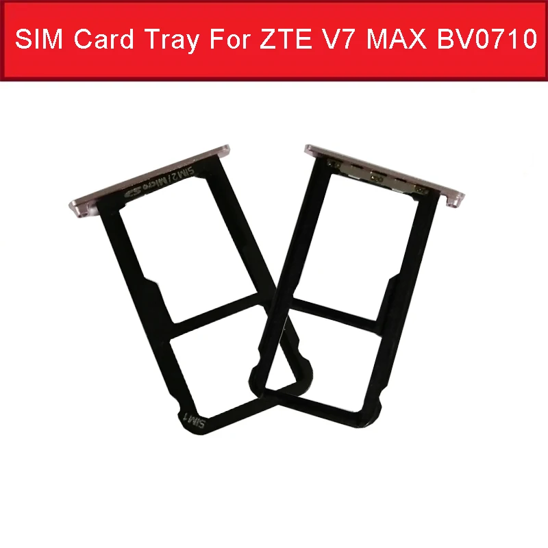Адаптер лотка для сим карты ZTE Blade V7 Max V0710 sd кард ридер разъем BV0710 SIM держатель карт