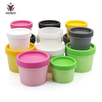 

24pcs/lot 50/100g Facial Mask Cosmetic Containers Multicolors Empty Cylinder Mask PP Bottle Box Cream Jars Makeup Cosmetic