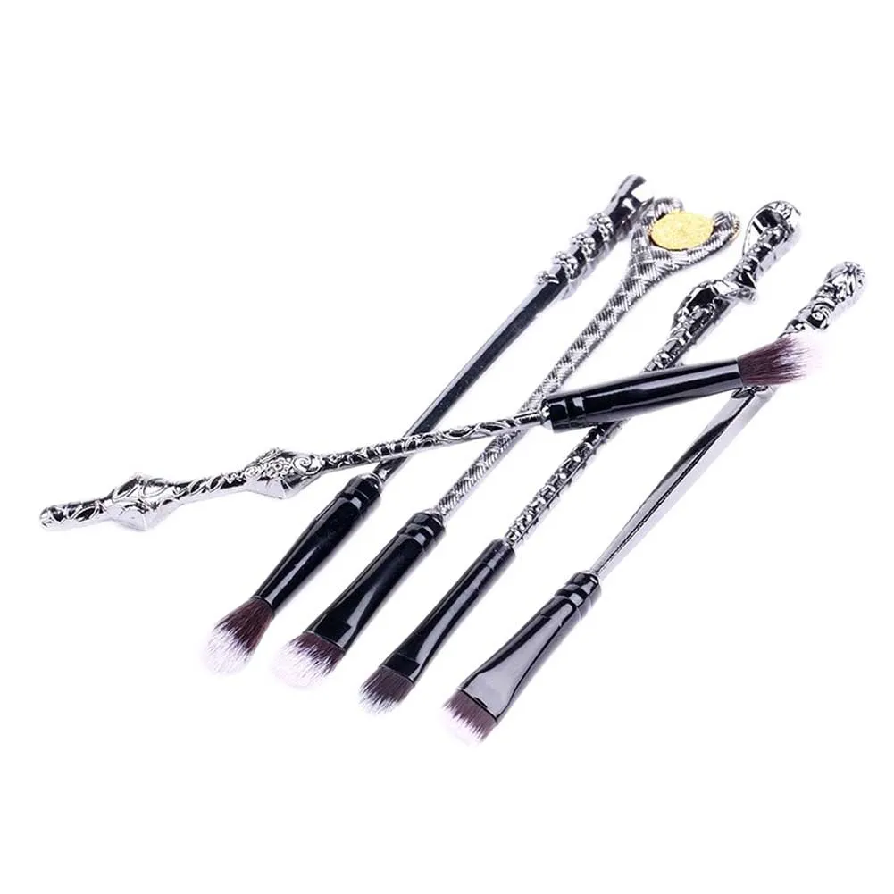 

5PCS/PACK  Wizard Magic Wand Makeup Brush Set Cosmetic Foundation Tools Eye Shadow Make Up Brush Drop Shipping