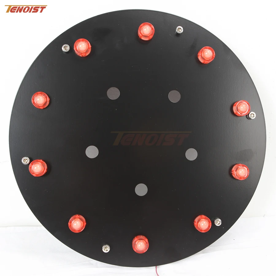 

Round 10 Beams Red Tire Brake Rear Light For Wrangler JK 07-16