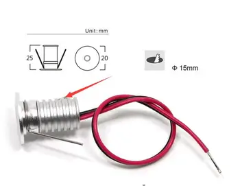 

New Design DC12V 1W LED MINI Downlight Bridgelux Chip Waterproof IP65 LED Spot Light LED Cabinet Light Ceiling Lamp 6PCS/LOT