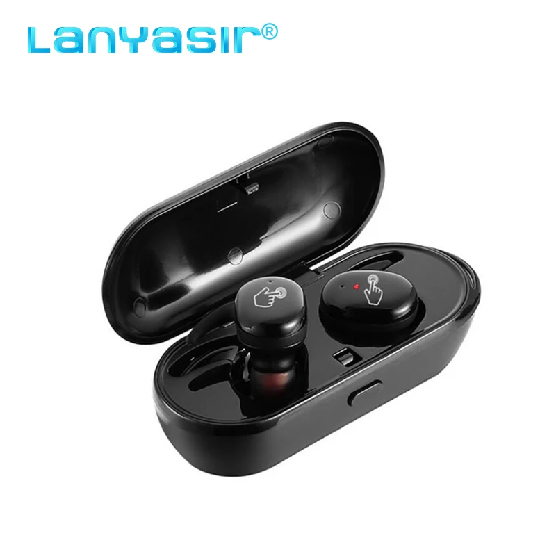 Lanyasir реальные TWS I2 беспроводной мини наушники Bluetooth 4 1 шум снижение время