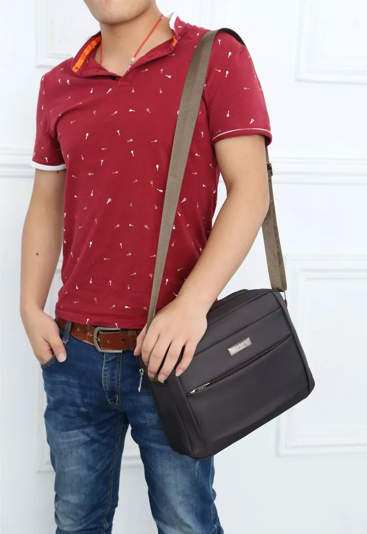 Мужская сумка Новая повседневная дорожная сумка через плечо деловая сумка через плечо горизонтальная водонепроницаемая сумка для мужчин портфель