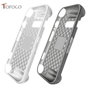 

TPU Protective Cover Case For Nintendo Switch NS/X Console Joy-Con Controller Anti-scratch Anti-fall Transparent Shell TOFOCO