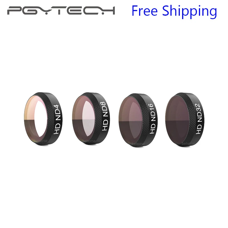 

4 Pieces/Set PGYTECH ND Filters DJI Mavic Air Filter ND4+ND8+ND16+ND32 Filter Mavic Air Gimbal Lens filter Accessory