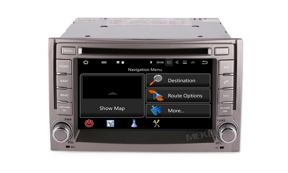 Cheap Free shipping! RK3188 pure android 7.1 Car multimedia Player Navigation GPS DVD for Hyundai H1 2007-2012 support wifi bluetooth 15