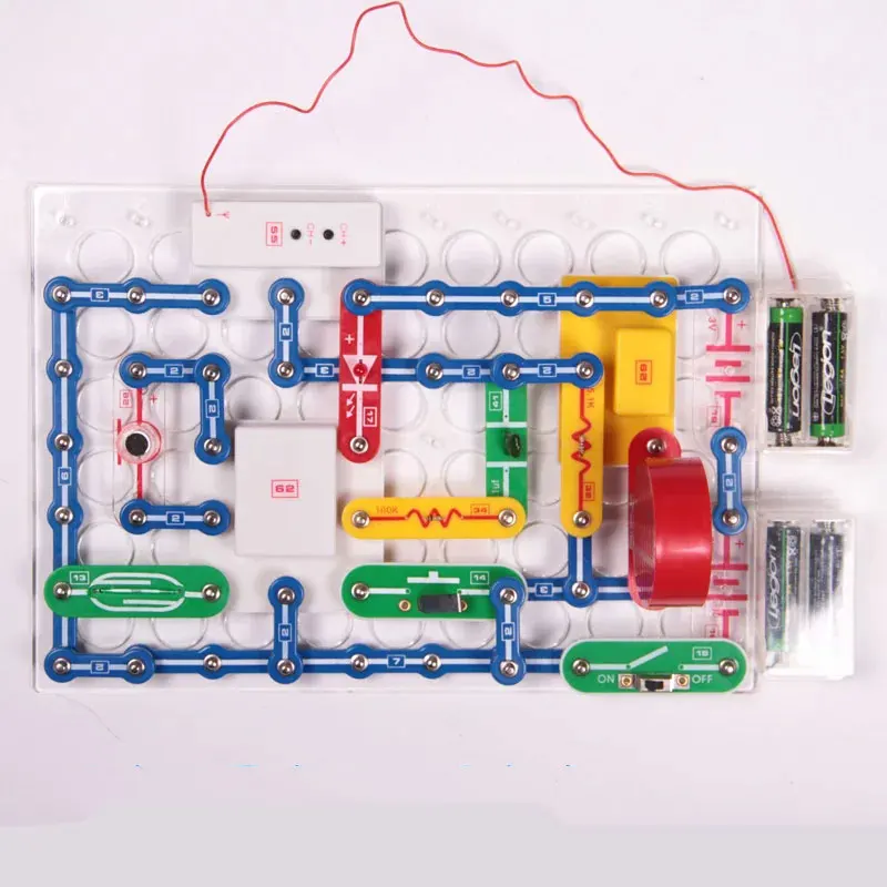 

Manual Power Generator Electronic Building Blocks Assembled Bricks Toy Snap Circuits Kids' DIY Science Toy Creative Gift