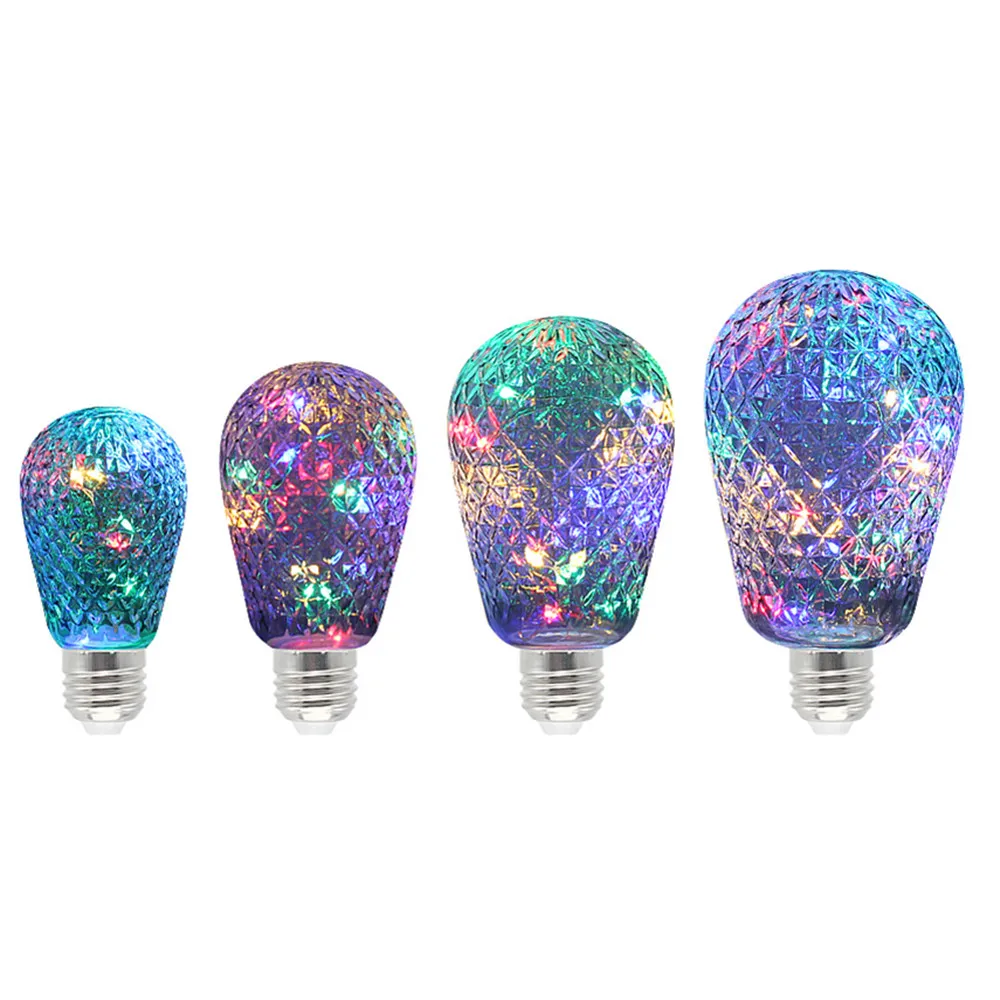 

Holiday Decorative Light E27 RGB Lamp Home Night Bulb LED Copper Bulb Magic Colorful Lighting Christmas New Year Fairy 85-265V