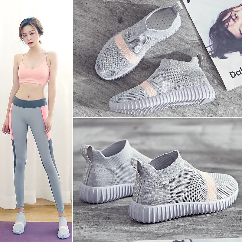 

Outdoor Casual Sock Shoes Women Walking Shoes Sneakers New Fashion Breathable Comfortable Black Sport Lifestyle Sock Shoes