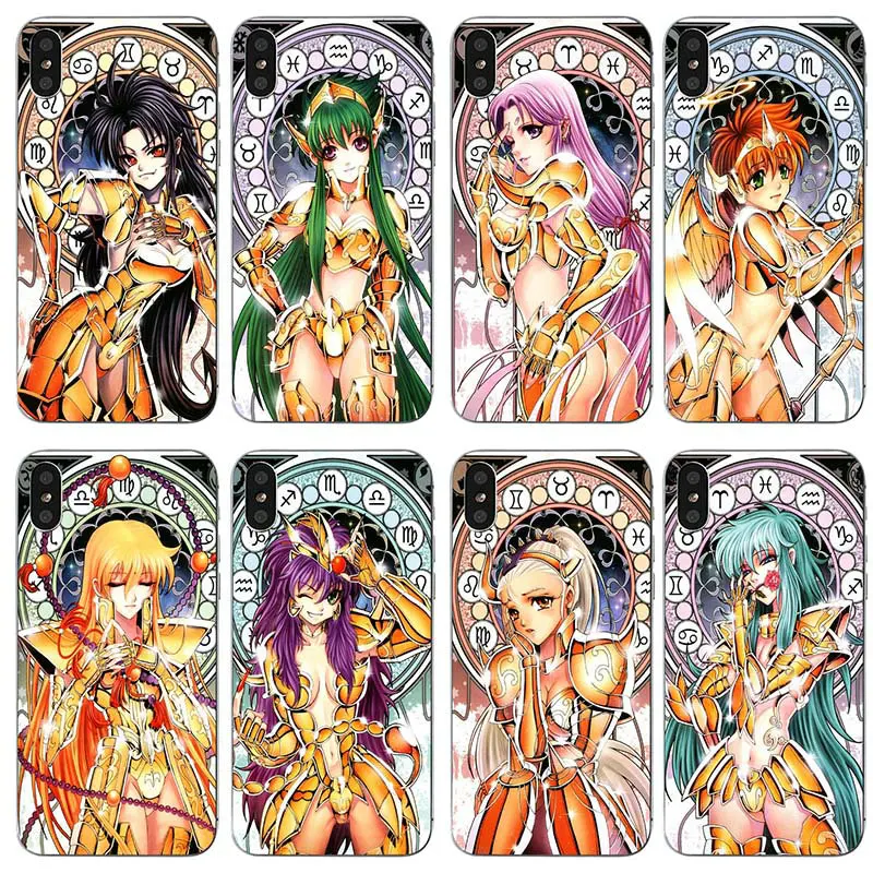 &quotРыцари зодиака&quot Saint Seiya мягкие ТПУ Силиконовые чехлы для мобильных телефонов