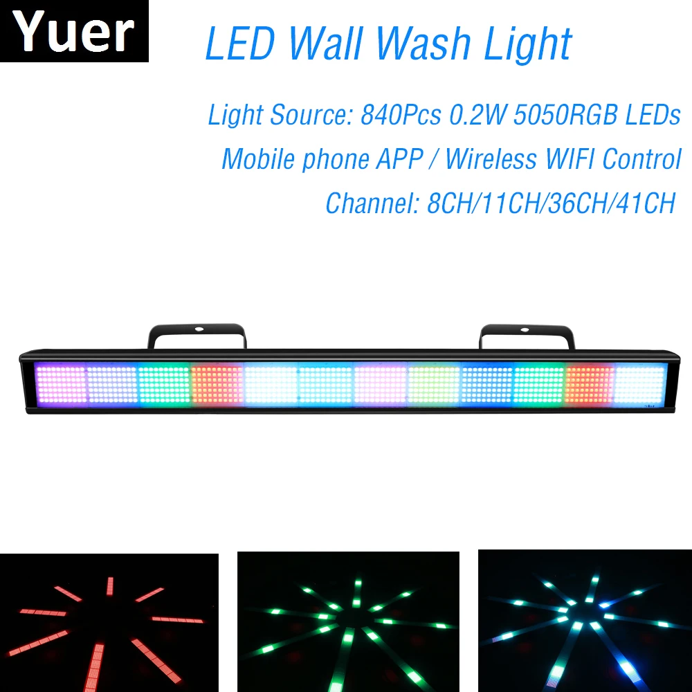 

Running Horse Wall Washer 840LEDS 0.2W RGB Led Wall Wash Light DMX Led Bar DMX Line Bar Wash Stage Light Night Club Light Dj