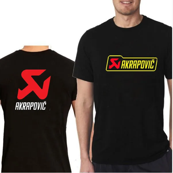 2019 Summer MotoGP M1 Team Luna Rossi short sleeve t-shirt Casual akrapovic tshirt tops tees