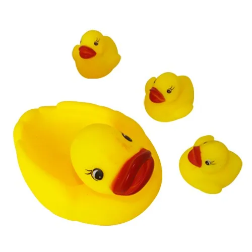 rubber duck family bath set