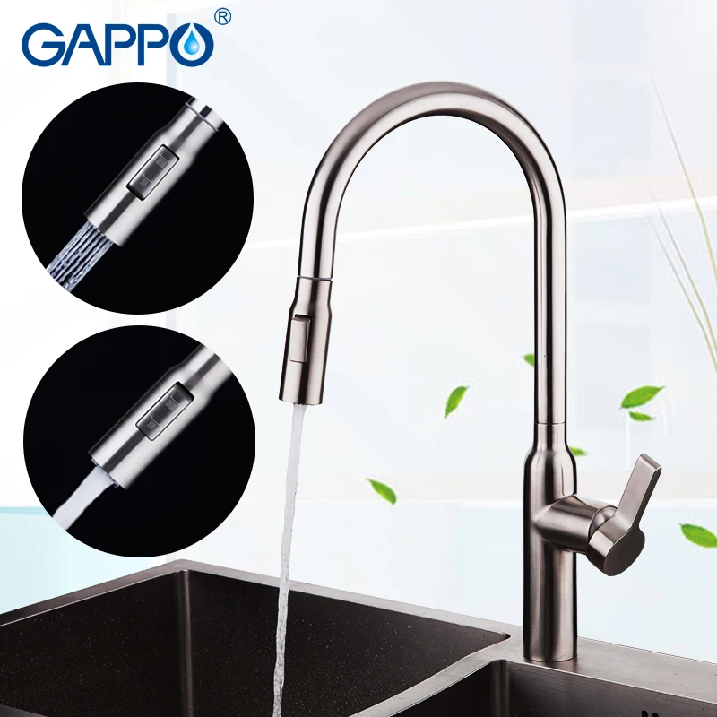 GAPPO кухонный кран для раковины смеситель воды кухонные краны из нержавеющей