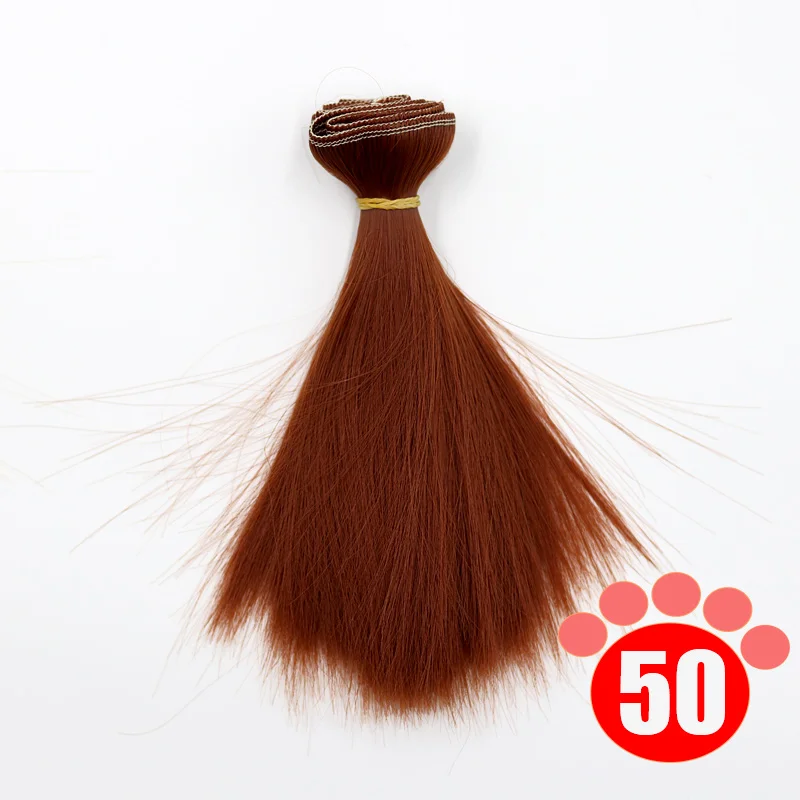 Msiredoll bjd wig 15*100CM or 20*100CM or 25*100CM doll hair for 1/3 1/4 1/6  straight hair doll hair bjd wig diy Free shipping 7